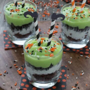 Melted Witch Pudding Parfaits.