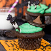 Melted Witch Cupcakes.