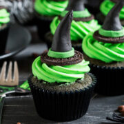 Witches Hat Cupcakes.