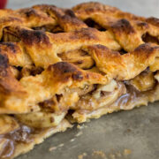 Cheddar Crusted Apple Pie