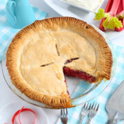 Rhubarb Pie with Double Crust
