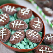 Chocolate Football Patties.