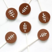 Football Chocolate Pops.