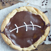 Football Cookie Cake.