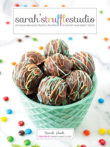 The cover of Sarah's Truffle Studio eCookbook.