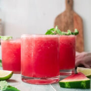 Watermelon Wine Slushies from A Classic Twist.