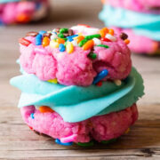 Funfetti Cookie Sandwiches from Tastes of Lizzy T.