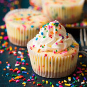 Funfetti Mini Cheesecakes from Cooking Classy.