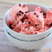 Salted Watermelon Ice Cream from Pint Sized Baker.