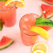 Watermelon Mint Lemonade from The Soccer Mom Blog.