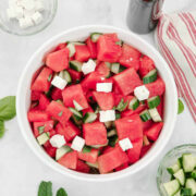 Watermelon Salad from Shugary Sweets.