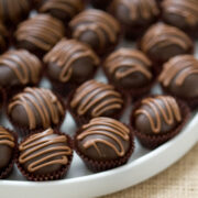 Mexican Chocolate Chip Cookie Dough Truffles from Love & Olive Oil.